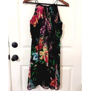 Floral print dress